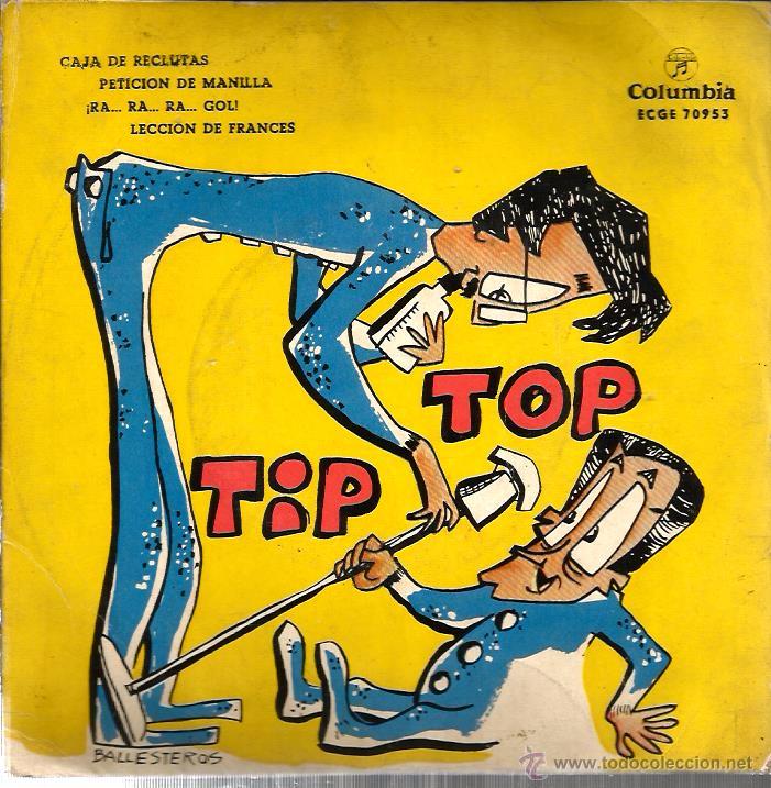 Discos de vinilo: EP TIP Y TOP : CAJA DE RECLUTAS - Foto 1
