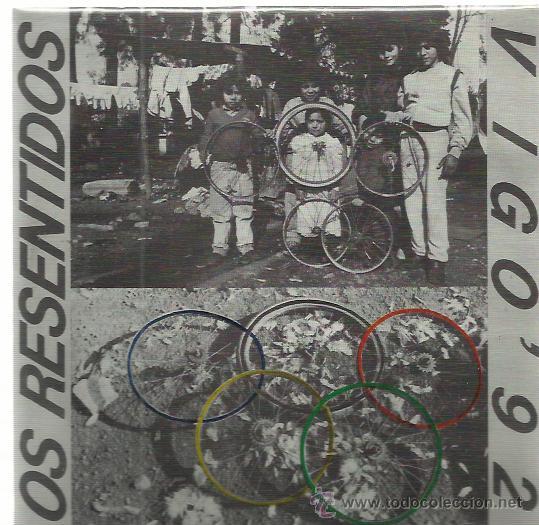 Discos de vinilo: OS RESENTIDOS Sg GASA 1987 vigo 92/ lourdes fatima CON HOJA PROMO