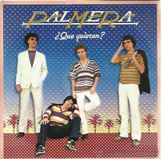 Discos de vinilo: PALMERA Sg MOVIEPLAY 1981 PROMO que quieren?/ el cafe