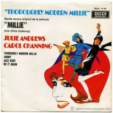 Discos de vinilo: JULIE ANDREWS / CAROL CHANNING - THOROUGHLY MODERN MILLIE (BSO) - EP SPAIN 1967 - COLUMBIA