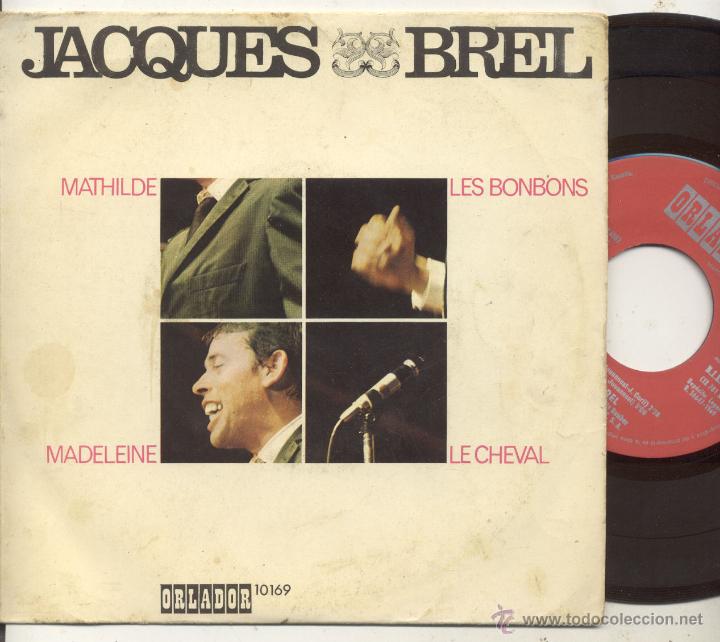 Discos de vinilo: JACQUES BREL / MATHILDE / EP 45 RPM / CIRCULO DE LECTORES ESPA&Ntilde;A - Foto 1