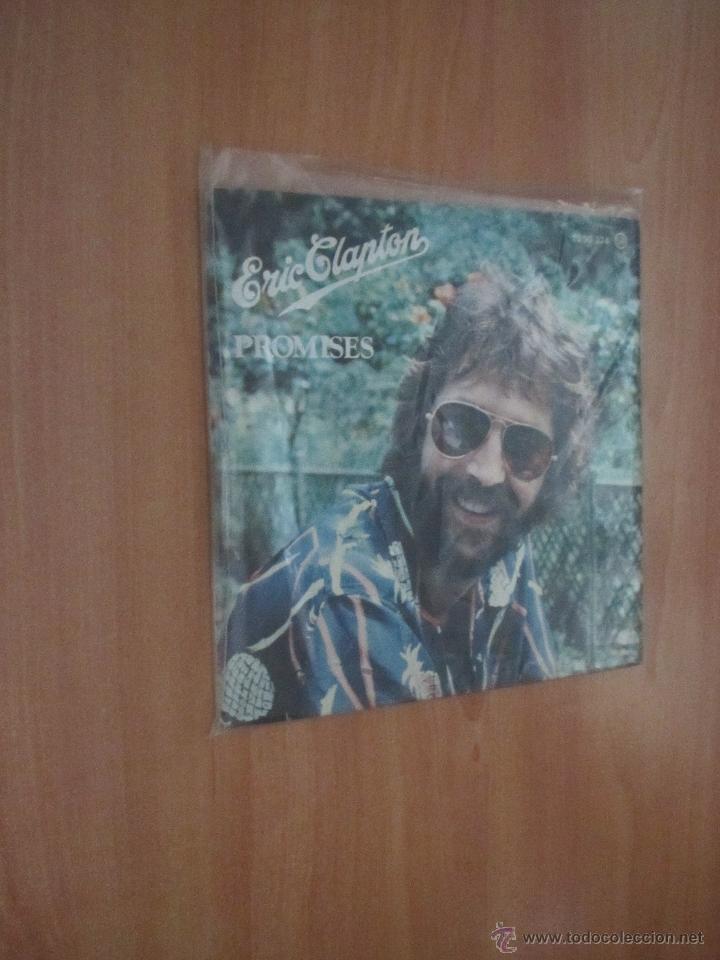 Discos de vinilo: SINGLE. ERIC CLAPTON-. PROMISES - Foto 1