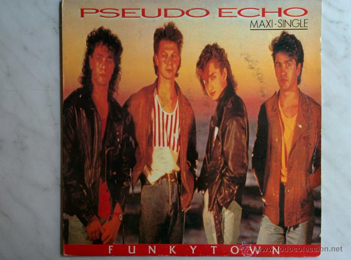 Discos de vinilo: PSEUDO ECHO. FUNKYTOWN. MAXI 45. PROMOCIONAL. - Foto 1