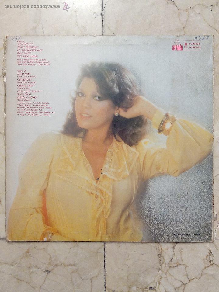 Discos de vinilo: LP ANGELA CARRASCO - CON AMOR - ARIOLA 1981. - Foto 2