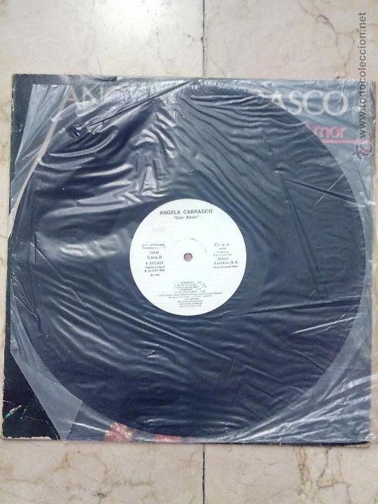 Discos de vinilo: LP ANGELA CARRASCO - CON AMOR - ARIOLA 1981. - Foto 3