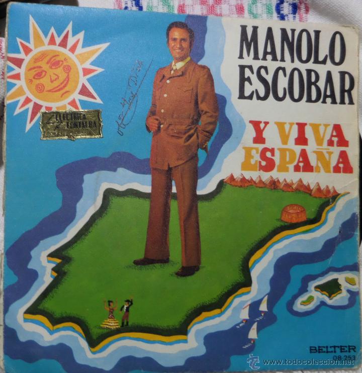 Discos de vinilo: Manolo Escobar Y viva espa&ntilde;a - Foto 1