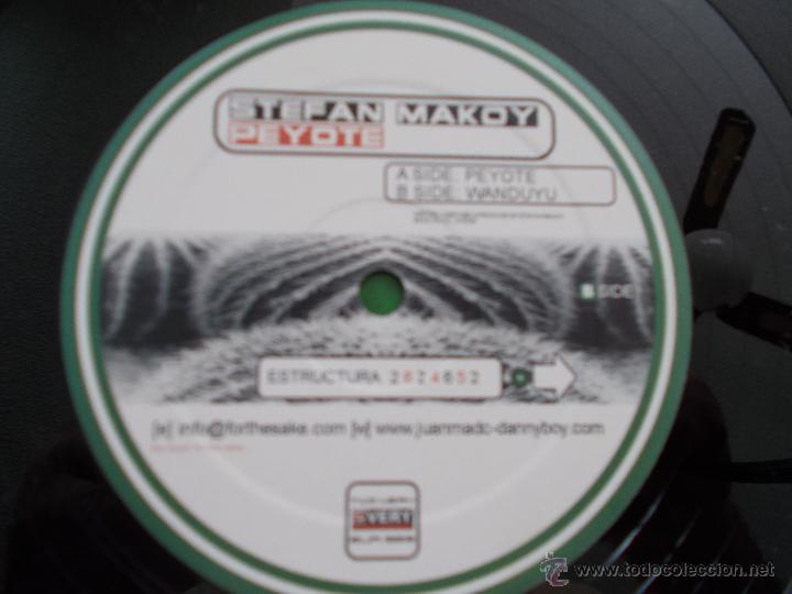 Discos de vinilo: STEFAN MAKOY PEYOTE MAXI 12 - Foto 3