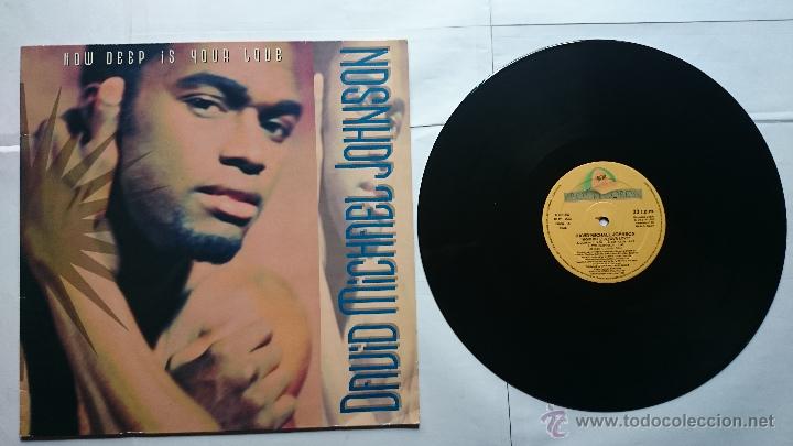 Discos de vinilo: DAVID MICHAEL JOHNSON - HOW DEEP IS YOUR LOVE (6 VERSIONES) (MINI LP 1993) - Foto 1