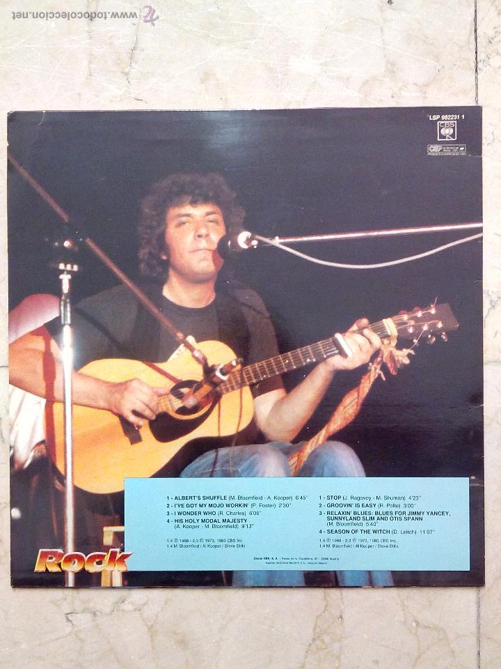 Discos de vinilo: LP MIKE BLOOMFIELD - ROCK - CBS 1989. - Foto 2