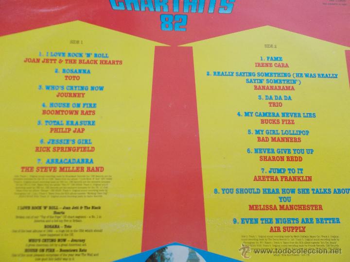 Discos de vinilo: CHARTHITS 82 VOL 2 EDICION INGLESA - Foto 2
