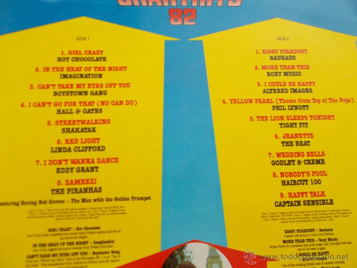 Discos de vinilo: CHARTHITS 82 VOL 1 EDICION INGLESA - Foto 2