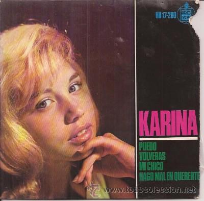 Discos de vinilo: SINGLE DE KARINA, PUEDO, DE 1964 - Foto 1