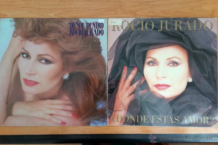 Discos de vinilo: LOTE 2 LPS ROCIO JURADO - Foto 1