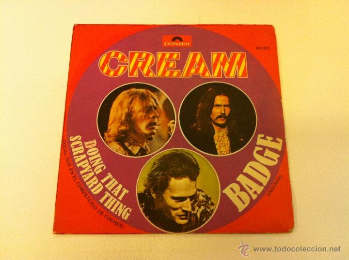 Discos de vinilo: Cream.Badge.SINGLE.ESPA&Ntilde;A 1969.POLYDOR. - Foto 1