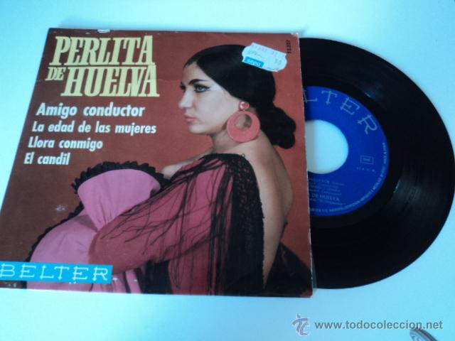 Discos de vinilo: DISCO SINGLE PERLITA DE HUELVA - Foto 1
