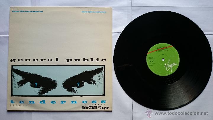 Discos de vinilo: GENERAL PUBLIC - TENDERNESS (2 VERSIONES) / LIMITED BALANCE (MAXI 1984) - Foto 1 - 50973737
