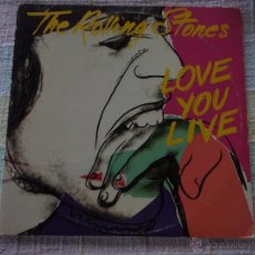 Discos de vinilo: THE ROLLING STONES ( LOVE YOU LIVE ) LP33 DOBLE USA-1977