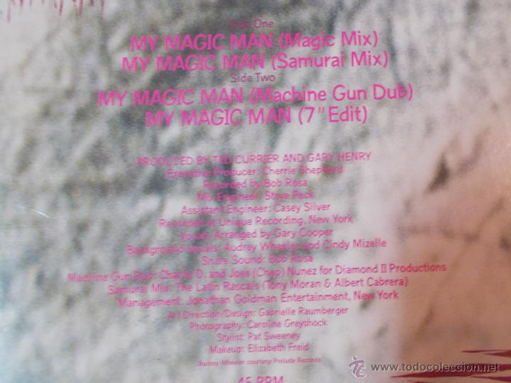 Discos de vinilo: ROCHELLE MAGIC MAN MAXI 12 - Foto 2