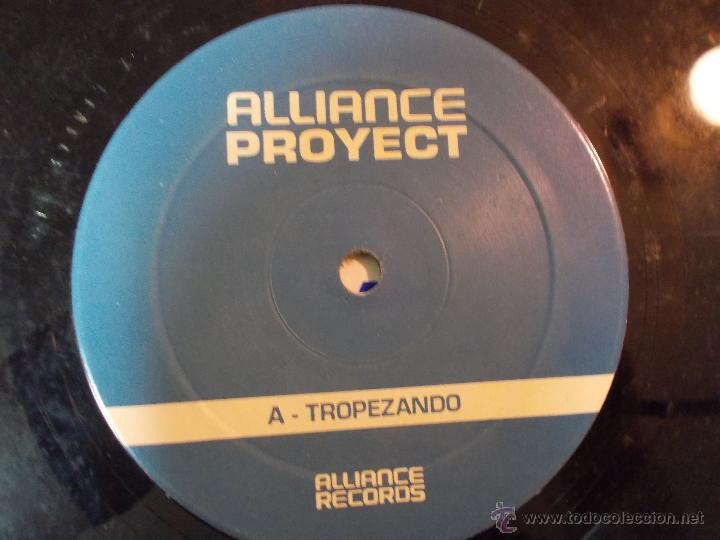 Discos de vinilo: ALLIANCE PROJECT. TROPEZANDO MAXI 12 - Foto 2
