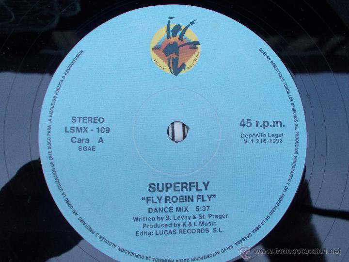 Discos de vinilo: FLY ROBIN FLY MAXI 12 - Foto 2