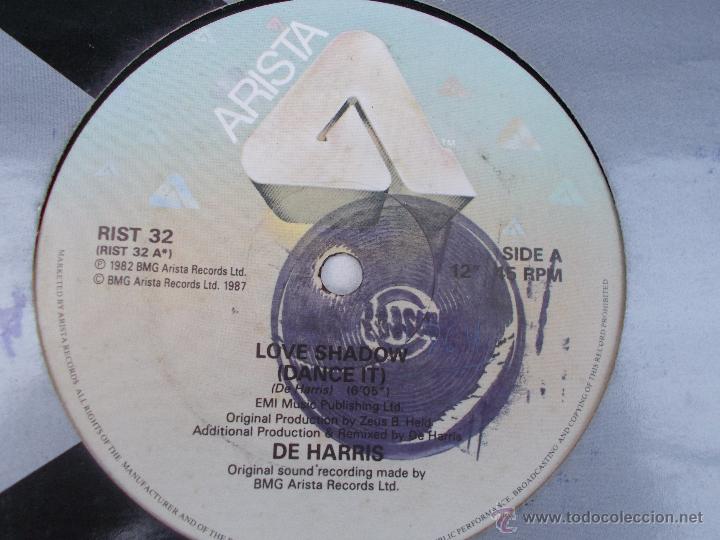 Discos de vinilo: DE HARRIS. LOVE SHADOW MAXI 12 - Foto 3