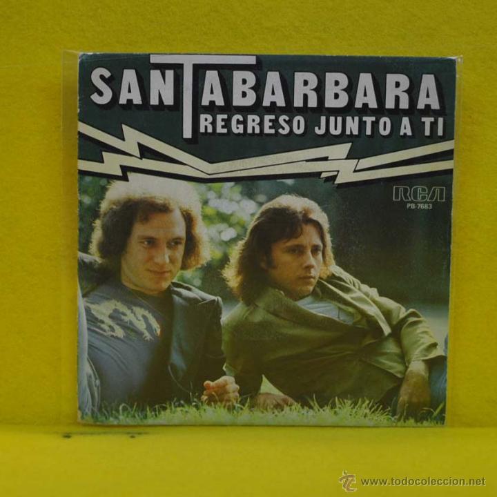 Discos de vinilo: SANTABARBARA - REGRESO JUNTO A TI - SINGLE - Foto 1