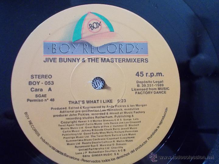 Discos de vinilo: JIVE BUNNY AND MASTERMIXERS. MAXI 12 - Foto 2