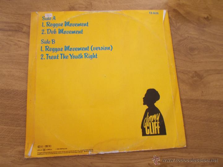 Discos de vinilo: JIMMY CLIFF. REGGAE MOVEMENT MAXI 12 - Foto 3