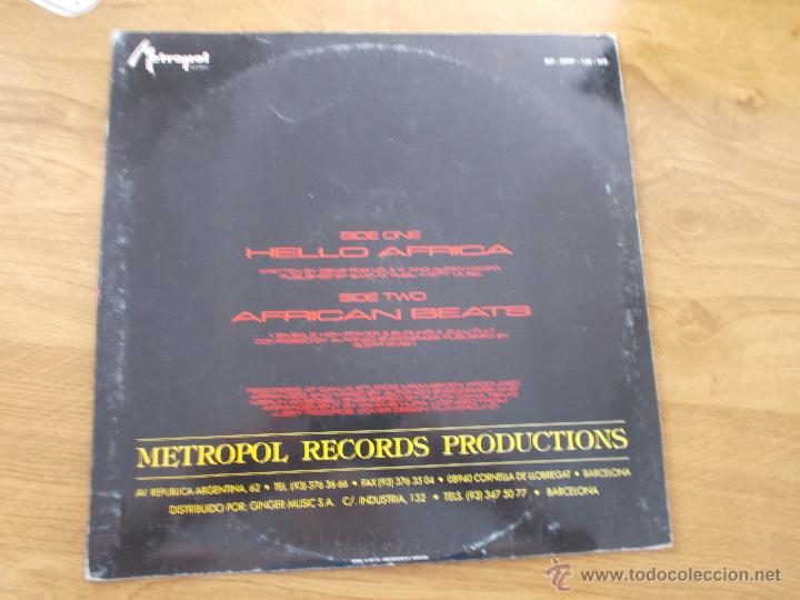 Discos de vinilo: TERRA WAN HELLO AFRICA MAXI 12 - Foto 3