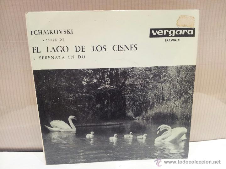 Discos de vinilo: peter tchaikovski el lago de los cisnes singles - Foto 1