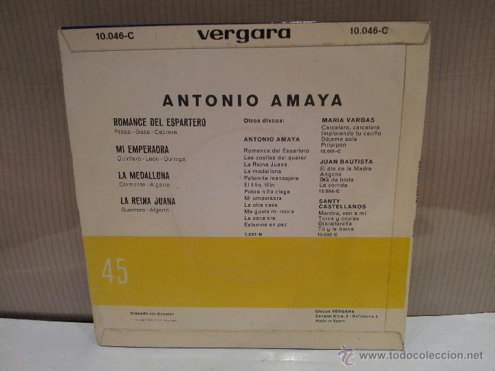 Discos de vinilo: singles antonio amaya a&ntilde;o 1968 - Foto 2