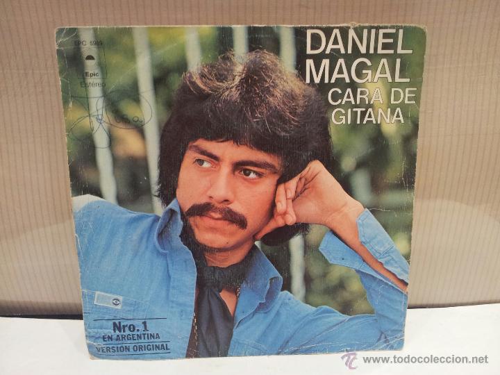 Discos de vinilo: singles daniel magal a&ntilde;o 1978 cara de gitana - Foto 1