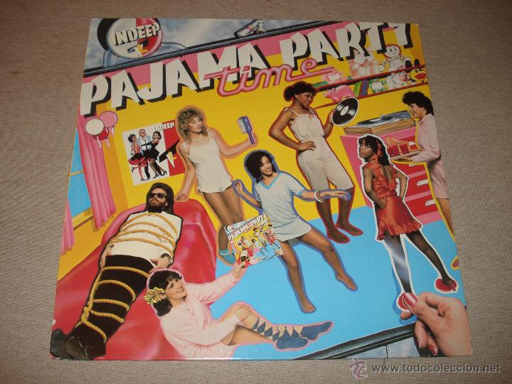 Discos de vinilo: INDEEP - PAJAMA PARTY TIME - Foto 1