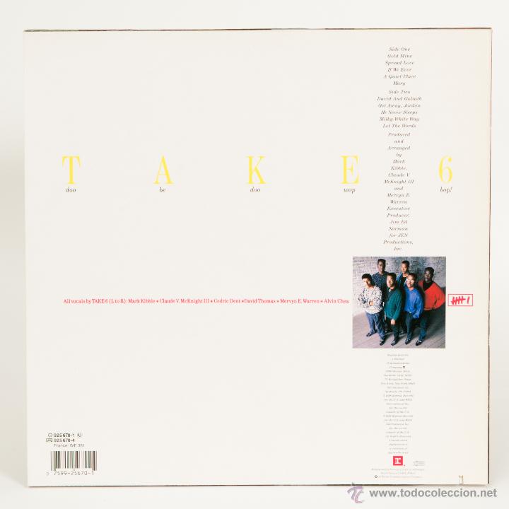 Discos de vinilo: TAKE 6 - Doo Be Doo Wop Bop - Foto 2