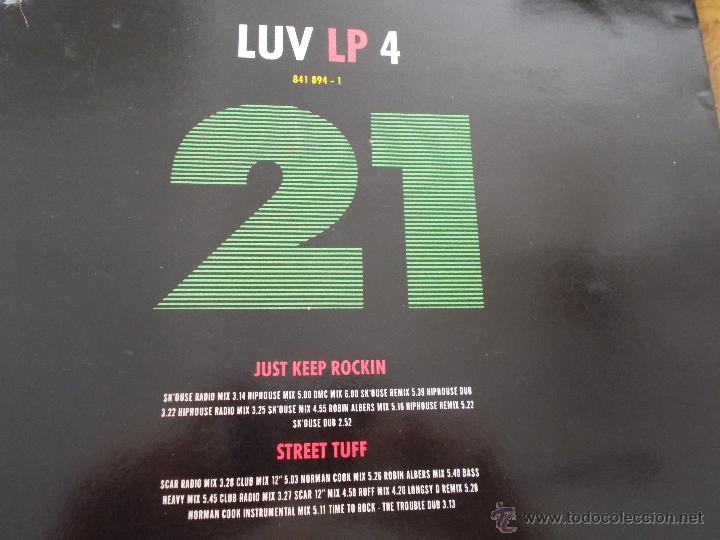 Discos de vinilo: JUST KEEP ROCKIN STREET TUFF. MAXI 12 - Foto 4