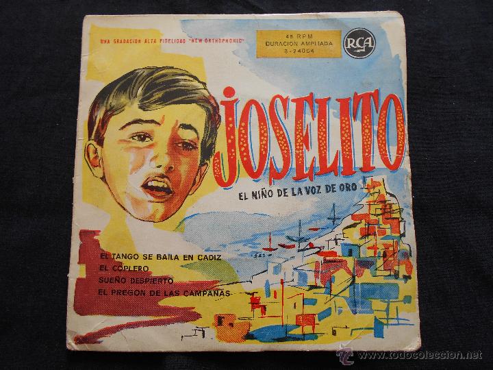 Discos de vinilo: JOSELITO // EL TANGO SE BAILA EN CADIZ + 3 - Foto 1