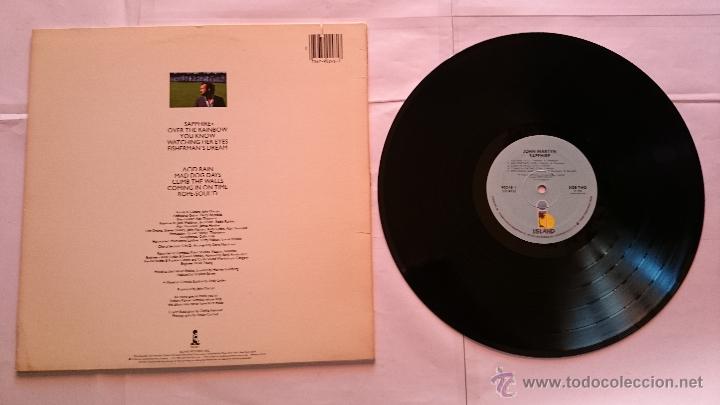 Discos de vinilo: JOHN MARTYN - SAPPHIRE (EDICION USA 1985) - Foto 2