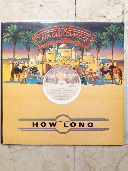 Discos de vinilo: MAXI SINGLE LIPPS - HOW LONG - CASABLANCA 1980. - Foto 2