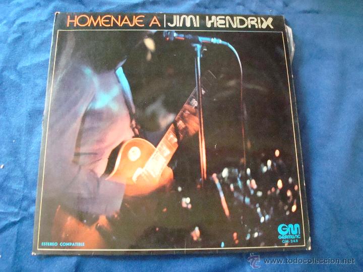 Discos de vinilo: homenaje a jimi hendrix  sello gramusic 1973 - Foto 1
