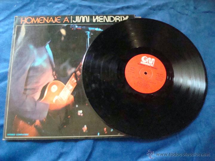 Discos de vinilo: homenaje a jimi hendrix  sello gramusic 1973 - Foto 2