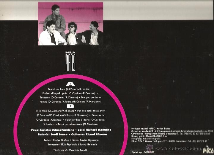 Discos de vinilo: LP GREC : HUMANS - Foto 2