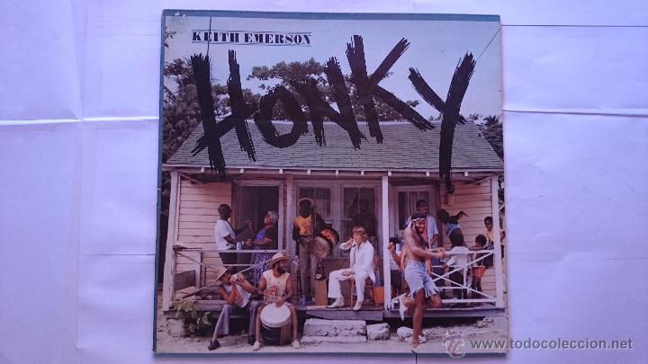 Discos de vinilo: KEITH EMERSON - (SOLO CUBIERTA) HONKY (1982) - Foto 1