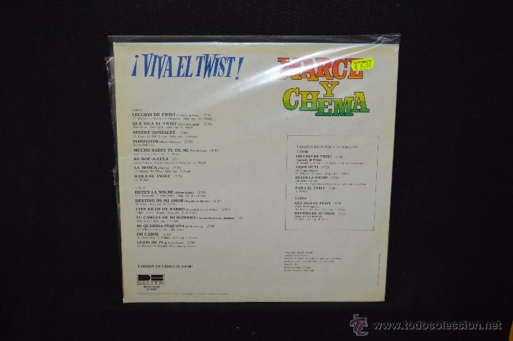 Discos de vinilo: MARCE Y CHEMA - &iexcl;VIVA EL TWIST! - LP - Foto 2