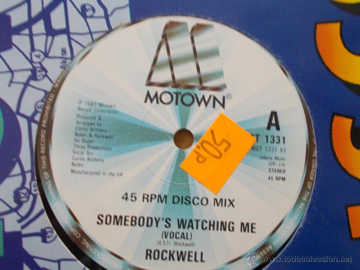 Discos de vinilo: ROCKWELL. SOMEBODY&acute;S WATCHING ME. BLUES MAXI 12 - Foto 2