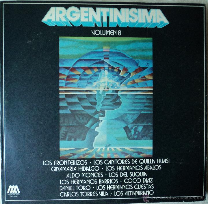 Vinyl records: Argentin&iacute;sima - Varios Argentinos Vol. 8 - Edici&oacute;n de 1975 de Argentina