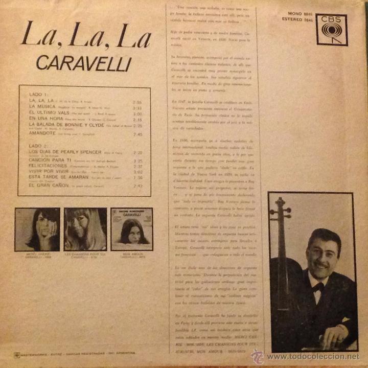 Discos de vinilo: LP argentino de Caravelli a&ntilde;o 1968 - Foto 2