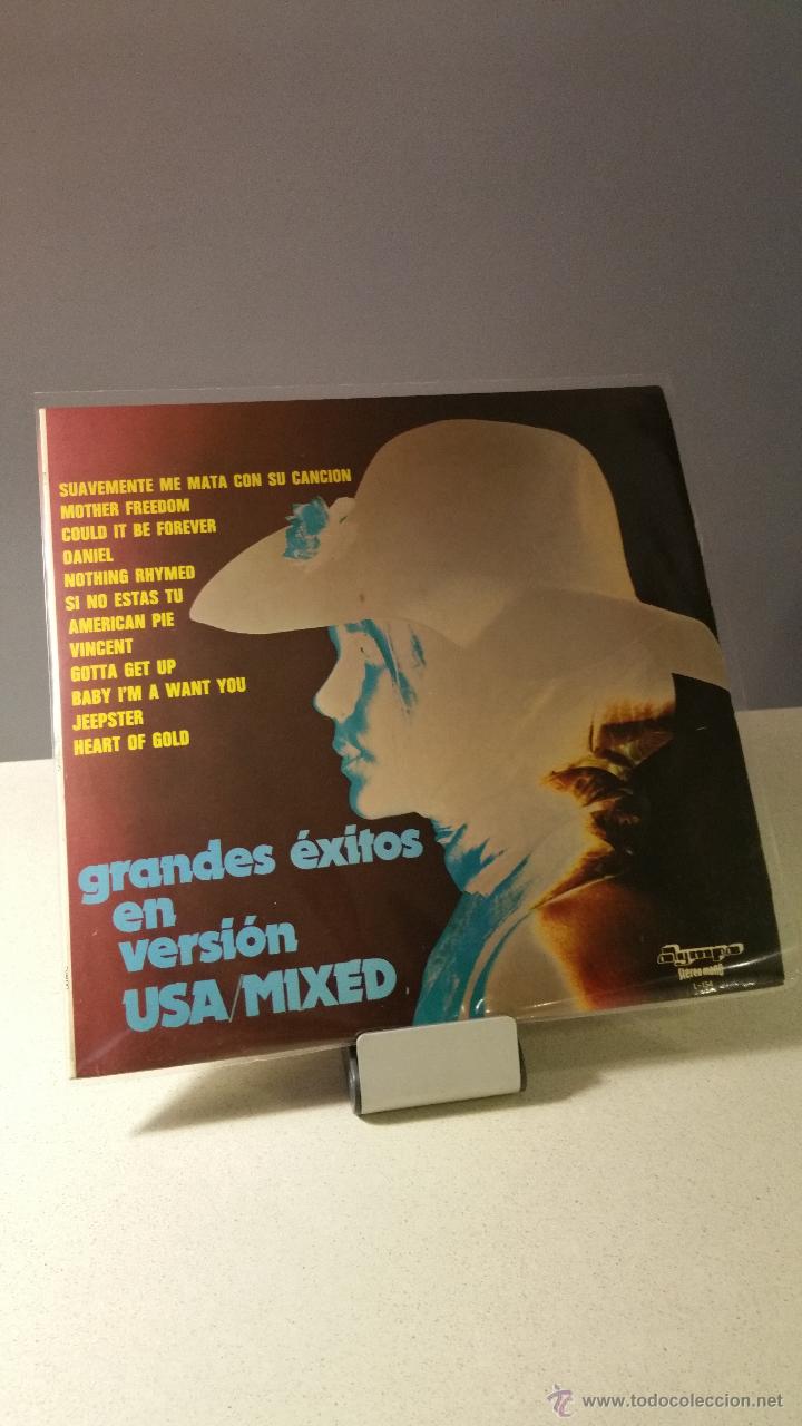 Discos de vinilo: GRANDES &Eacute;XITOS EN VERSI&Oacute;N USA/MIXED - Foto 1