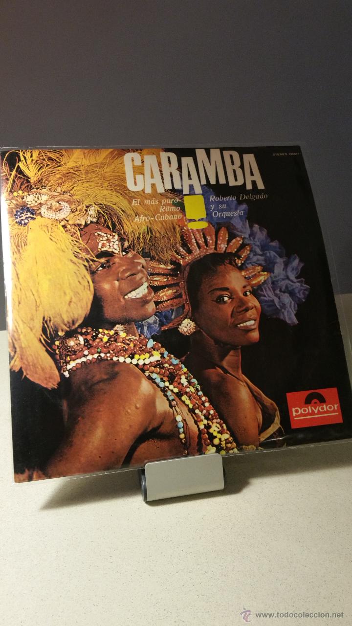 Discos de vinilo: ROBERTO DELGADO Y SU ORQUESTA CARAMBA LP - Foto 1