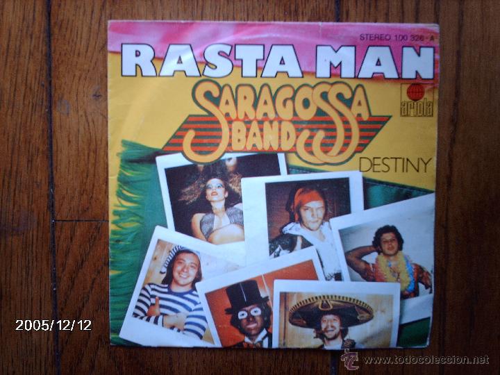 Discos de vinilo: saragossa band  -  rasta man  +  destiny - Foto 1