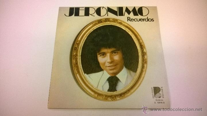 Discos de vinilo: Jer&oacute;nimo.Recuerdos.SINGLE.ESPA&Ntilde;A 1976.BEVERLY RECORDS. - Foto 1